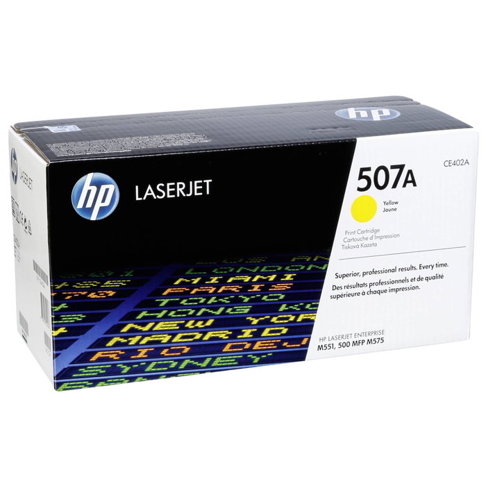 HP 507A CE402A Amarillo