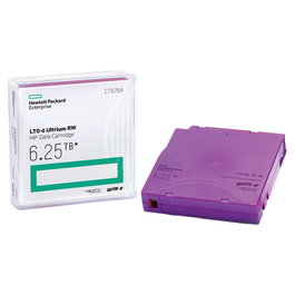 HPE LTO-6 Ultrium Cinta de Datos 6.25TB RW (Rewritable) - Paquete de 20 Unidades con Estuches - Cartuchos de Cinta Virgen No Etiquetada