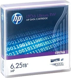 HP Cartucho de datos LTO-6 Ultrium RW C7976A - 6.25 TB - 400 MB/s