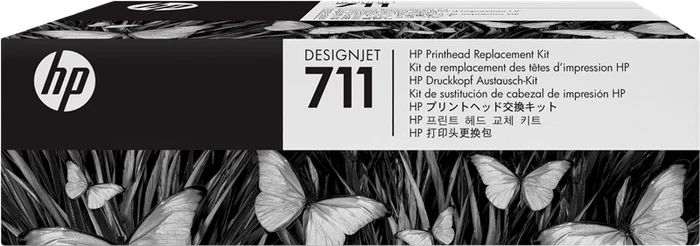 HP Cabezal de impresión 711 (C1Q10A) Multipack Negro, Cian, Magenta, Amarillo