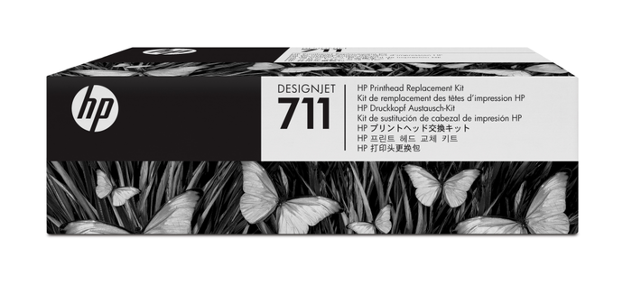 HP 711 Kit de sustitución de cabezal de impresión C1Q10A para DesignJet T120 y T520 HP 711 Kit de sustitución de cabezal de impresión C1Q10A para DesignJet T120 y T520