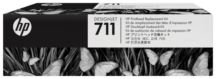 HP 711 Kit de sustitución de cabezal de impresión C1Q10A para DesignJet T120 y T520 HP 711 Kit de sustitución de cabezal de impresión C1Q10A para DesignJet T120 y T520