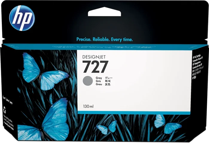 HP Cartucho de tinta 727 Gris 130 ml (B3P24A) HP Cartucho de tinta 727 Gris 130 ml (B3P24A)