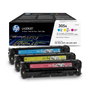 HP Multipack de Tóner Original LaserJet 305A (CF370AM) - Cian, Magenta, Amarillo
