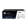 HP Multipack de Tóner 305A Tricolor (CF370AM)