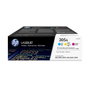 HP Multipack de Tóner Original LaserJet 305A (CF370AM) - Cian, Magenta, Amarillo