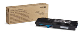 Xerox 106R02229 Tóner Original Cian para Phaser 6600 Alta Capacidad 6000 Páginas