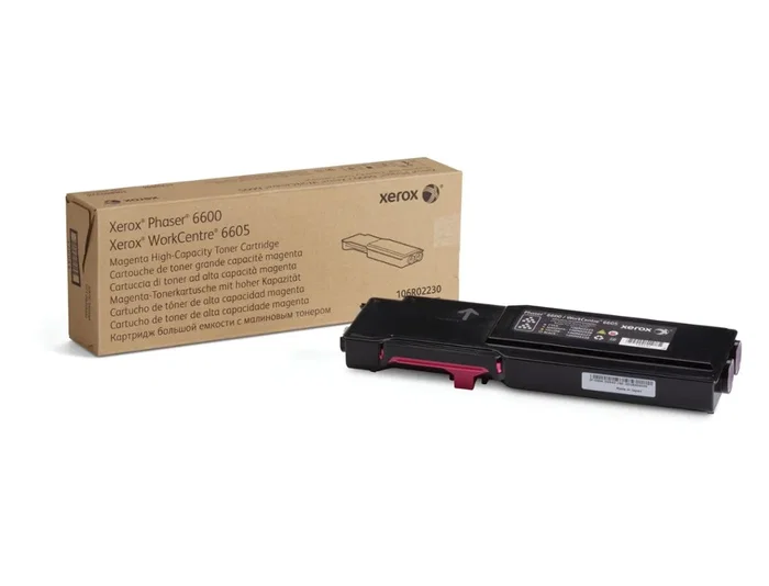 Xerox Tóner Magenta 106R02230 XL para Phaser 6600/6605
