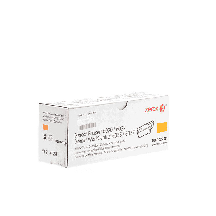 Xerox Cartucho de tóner 106R02758 Amarillo