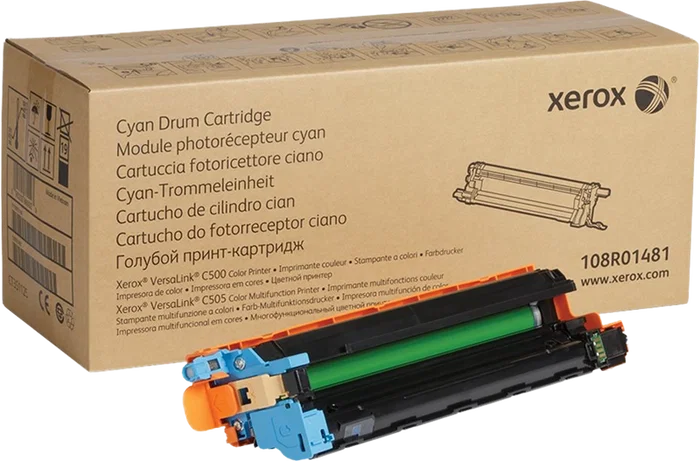 Xerox 108R01481 Unidad de tambor cian para VersaLink C500 - 40.000 páginas Xerox 108R01481 Unidad de tambor cian para VersaLink C500 - 40.000 páginas