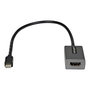 StarTech.com Adaptador Mini DisplayPort a HDMI 4K MDP2HDEC - Cable 30cm, Compatible Thunderbolt 2, Full HD 1920x1200 & 4K 60Hz, Audio 7.1, Plug-and-Play, Windows, macOS