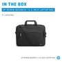 HP Renew Business Bolsa Bandolera para Portátiles de 15,6 pulgadas, Negro