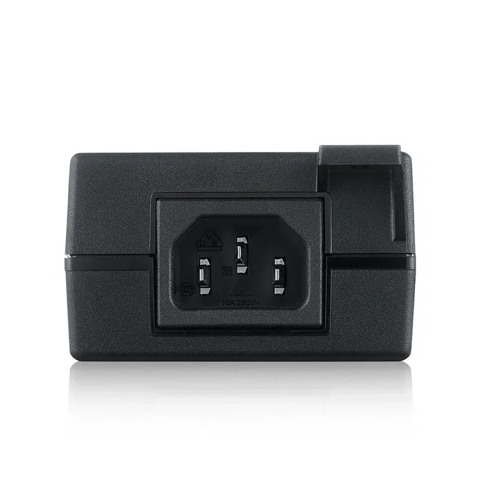 Zyxel Inyector PoE12-60W - Inyector PoE Multigigabit 5 Gigabit Ethernet, 1 puerto, Presupuesto PoE 60W, Negro