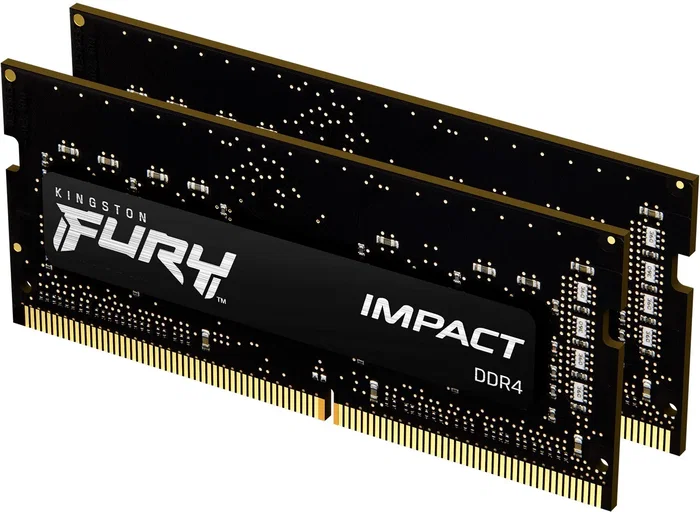 Kingston Technology FURY Impact DDR4 32GB (2x16GB) 3200MT/s CL20 SODIMM Kit Kingston Technology FURY Impact DDR4 32GB (2x16GB) 3200MT/s CL20 SODIMM Kit