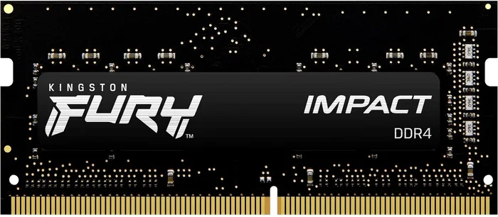Kingston Technology FURY Impact DDR4 32GB (2x16GB) 3200MT/s CL20 SODIMM Kit Kingston Technology FURY Impact DDR4 32GB (2x16GB) 3200MT/s CL20 SODIMM Kit