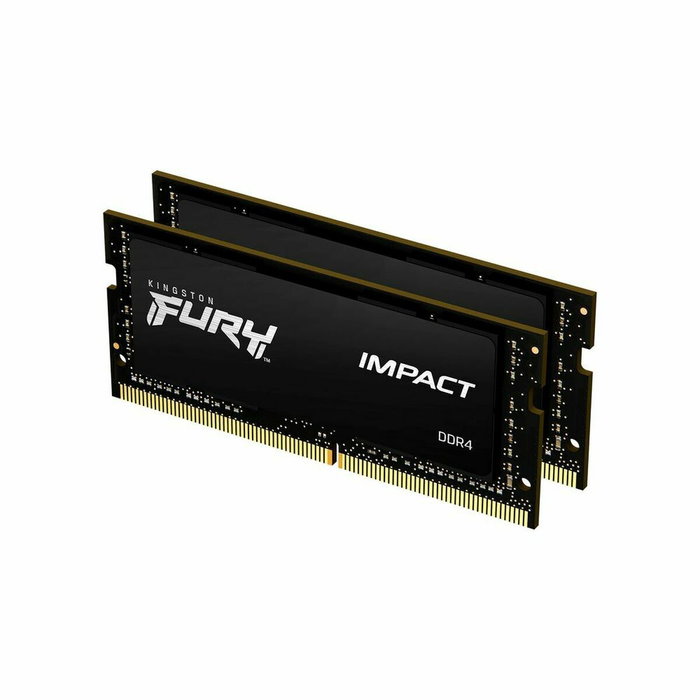 Kingston Technology FURY Impact DDR4 32GB (2x16GB) 3200MT/s CL20 SODIMM Kit Kingston Technology FURY Impact DDR4 32GB (2x16GB) 3200MT/s CL20 SODIMM Kit