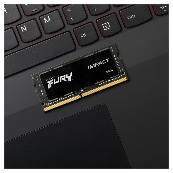 Kingston Memoria RAM FURY Impact 32GB DDR4 3200MHz CL20 SODIMM para Portátil