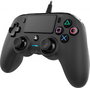 Gamepad nacon ps4 negro cable 3m/touchpad/indicador led/entrada auricular ps4ofcpadblack