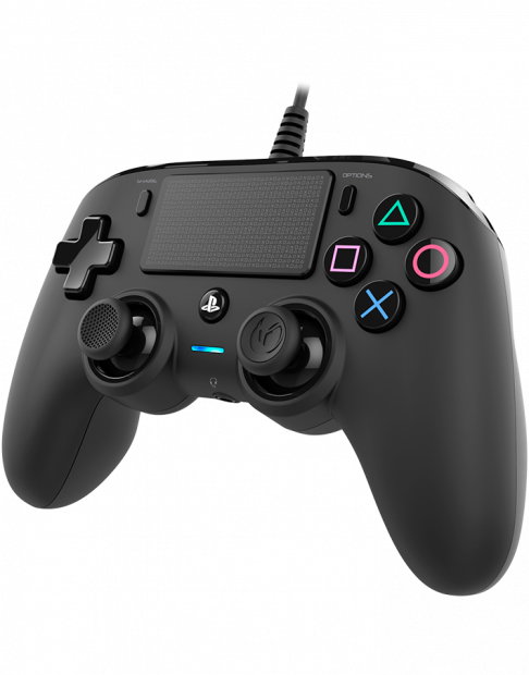 NACON Mando para PS4 con cable, certificado oficial, negro NACON Mando para PS4 con cable, certificado oficial, negro