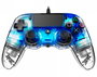 Nacon Ps4Ofcpadclblue Gaming Compact Controller Ps4 Transparent Blue