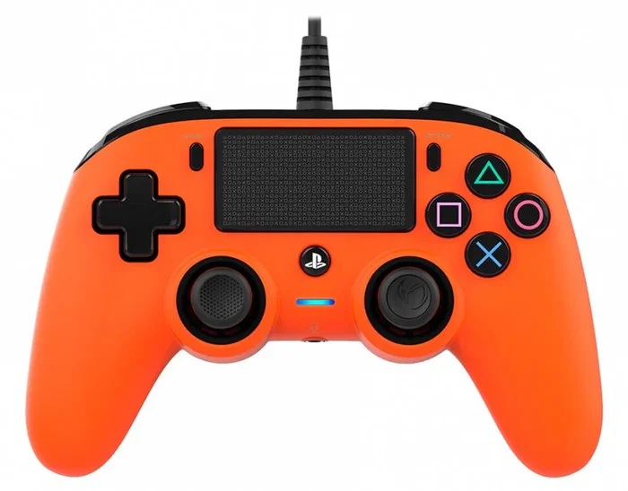 Nacon Gamepad con Cable PS4OFCPADORANGE para PlayStation 4 y PC, Mando Oficial Compatible con PS4, Color Naranja, USB, Función Vibración y Panel Táctil Nacon Gamepad con Cable PS4OFCPADORANGE para PlayStation 4 y PC, Mando Oficial Compatible con PS4, Color Naranja, USB, Función Vibración y Panel Táctil