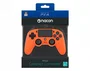 Nacon Gamepad con Cable PS4OFCPADORANGE para PlayStation 4 y PC, Mando Oficial Compatible con PS4, Color Naranja, USB, Función Vibración y Panel Táctil