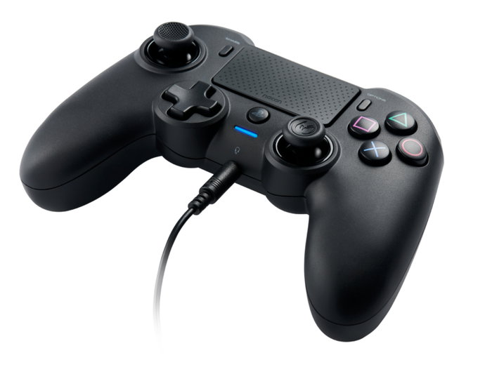 NACON Mando Oficial PS4 Asymmetric Inalámbrico Negro