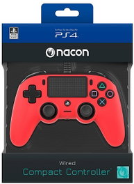 NACON Mando Compacto para PS4 Rojo