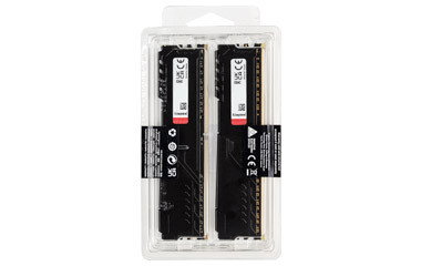 Kingston FURY Beast 32 GB (2 x 16 GB) DDR4 3200 MHz CL16 DIMM Black Kingston FURY Beast 32 GB (2 x 16 GB) DDR4 3200 MHz CL16 DIMM Black