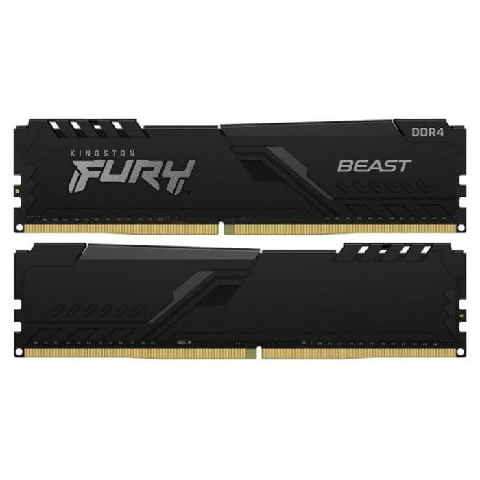 Kingston FURY Beast 32 GB (2 x 16 GB) DDR4 3200 MHz CL16 DIMM Black Kingston FURY Beast 32 GB (2 x 16 GB) DDR4 3200 MHz CL16 DIMM Black