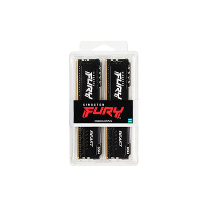 Kingston FURY Beast 32 GB (2 x 16 GB) DDR4 3200 MHz CL16 DIMM Black Kingston FURY Beast 32 GB (2 x 16 GB) DDR4 3200 MHz CL16 DIMM Black