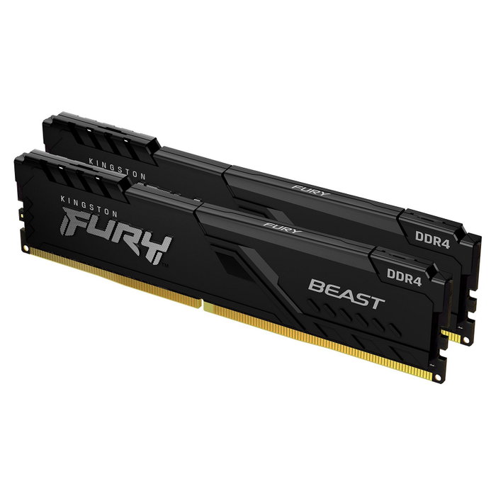 Kingston FURY Beast 32 GB (2 x 16 GB) DDR4 3200 MHz CL16 DIMM Black Kingston FURY Beast 32 GB (2 x 16 GB) DDR4 3200 MHz CL16 DIMM Black