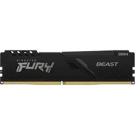 Kingston FURY Beast 16GB DDR4 3600MHz CL18 DIMM Unbuffered Kit de 1 Módulo - Disipador Térmico Negro (16GB 3600MT/s)