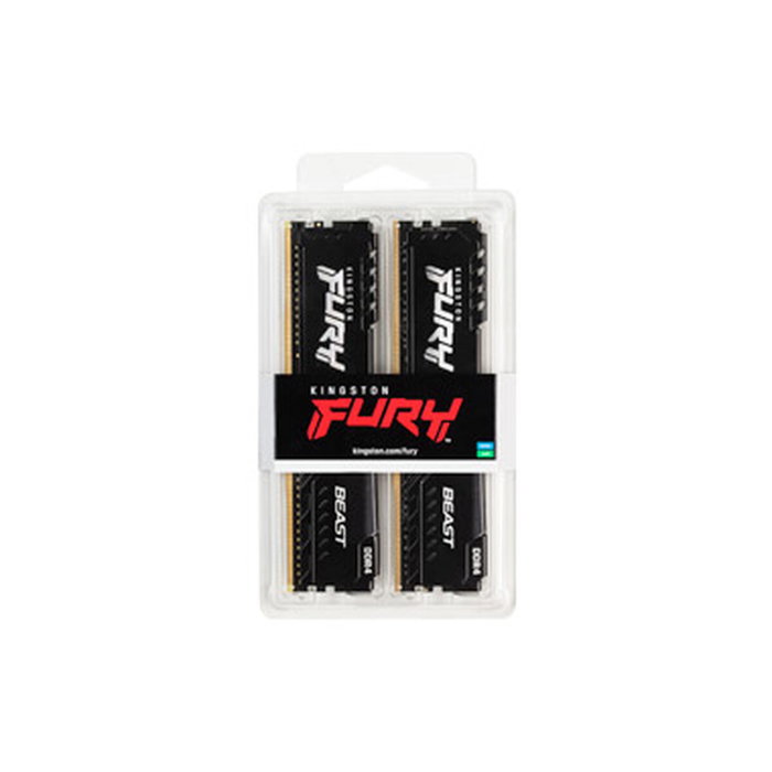 Kingston FURY Beast 32GB (2x16GB) DDR4 3600MT/s CL18 DIMM Negro Kingston FURY Beast 32GB (2x16GB) DDR4 3600MT/s CL18 DIMM Negro