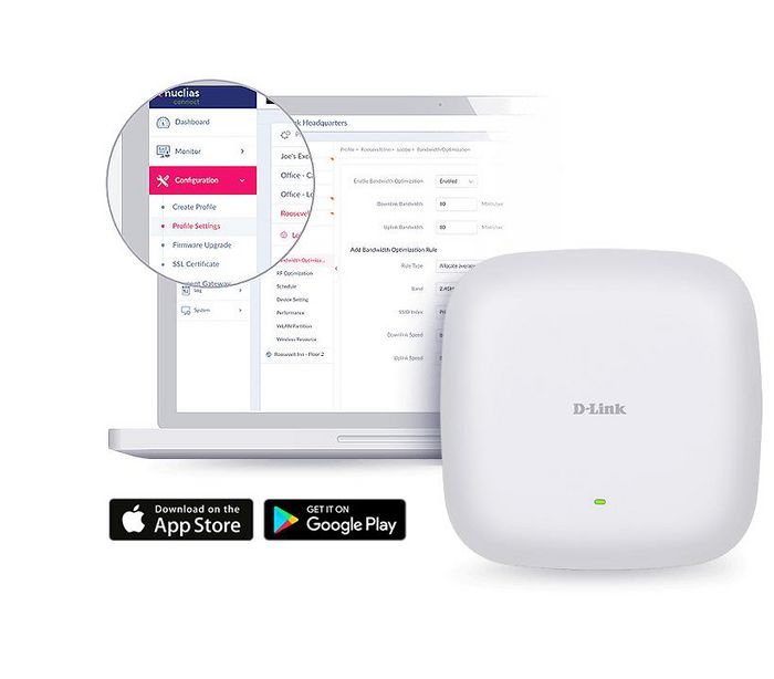 D-Link DAP-X2810 AX1800 Wi-Fi 6 Dual-Band PoE