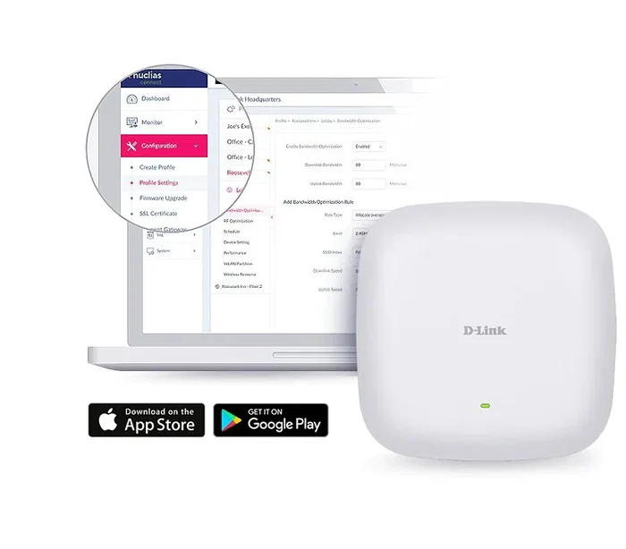 D-Link DAP-X2810 AX1800 Wi-Fi 6 Dual-Band PoE