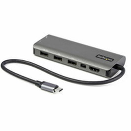 StarTech Adaptador Multipuertos USB-C con Cable de 30cm Incorporado