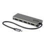 StarTech Adaptador Multipuertos USB-C con Cable de 30cm Incorporado