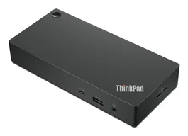 Lenovo ThinkPad Universal USB-C Dock 90W - Estación de acoplamiento con Puerto USB-C, 3 pantallas, 4K, Ethernet Gigabit, 3x USB-A, 2x USB 2.0, 2x DisplayPort, HDMI, Negro