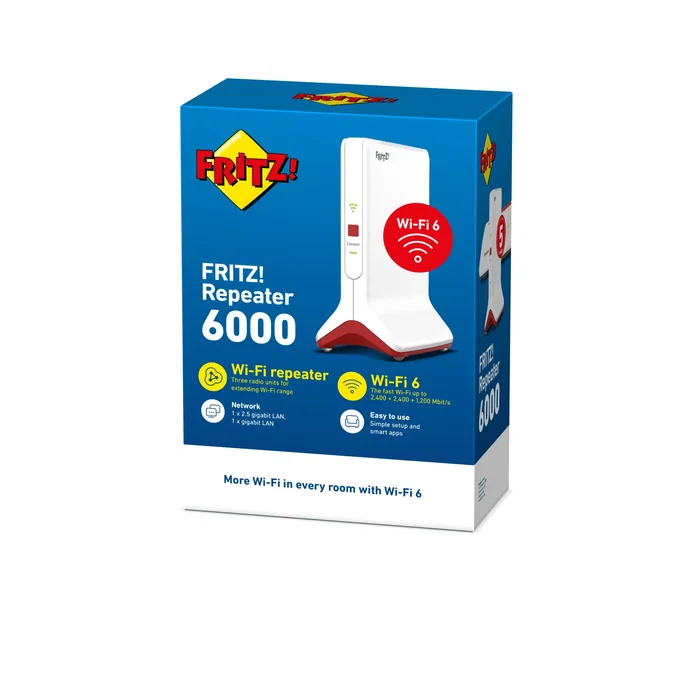 FRITZ! Repeater 6000 Wi-Fi 6 Mesh FRITZ! Repeater 6000 Wi-Fi 6 Mesh