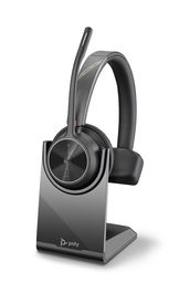 Poly Voyager 4310 UC Auriculares Inalámbricos con Soporte de Carga, Teams, USB-A