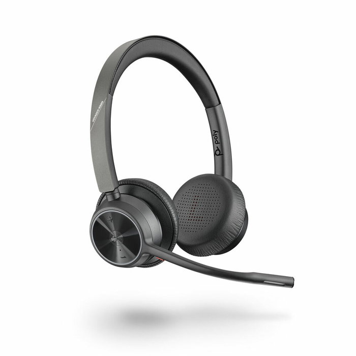 Poly Voyager 4320 UC Wireless Headset, Teams, USB-A, Black
