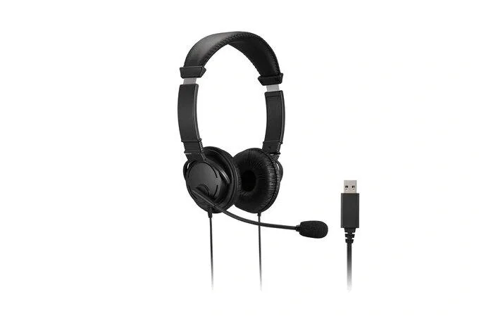 Kensington Auriculares USB-A Clásicos con Micrófono y Control de Volumen – Alámbrico, Oficina/Centro de Llamadas, Negro Kensington Auriculares USB-A Clásicos con Micrófono y Control de Volumen – Alámbrico, Oficina/Centro de Llamadas, Negro