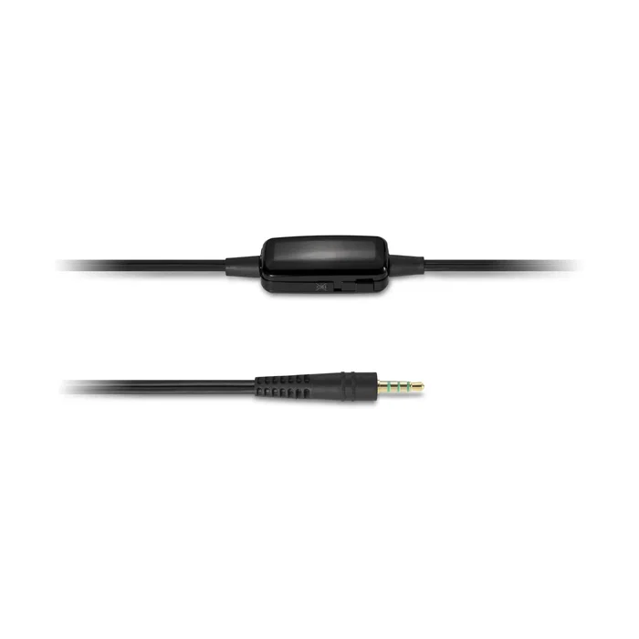 Kensington K33597WW - Auriculares Diadema con Micrófono para PC - Cancelación de Ruido, Control de Volumen, Alámbrico, 40mm, Negro - Compatible con Windows, Mac, Chromebook