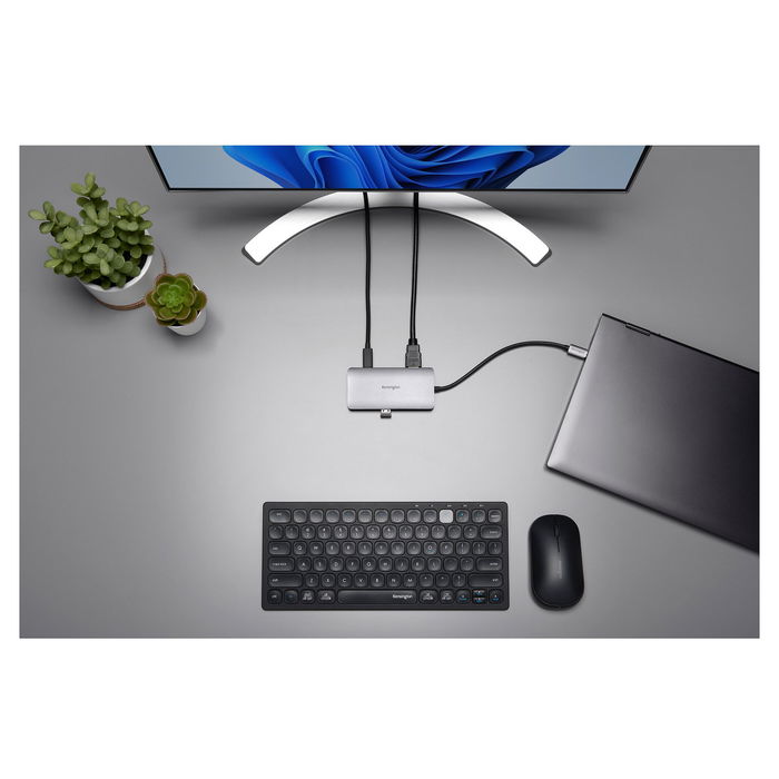 Kensington UH1400p Docking Station USB-C con Puerto HDMI para Móviles Universal, Estación de Acoplamiento