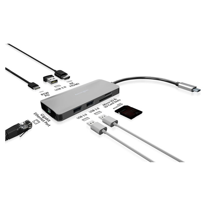 Kensington Dock móvil USB-C 8 en 1 UH1400P Kensington Dock móvil USB-C 8 en 1 UH1400P