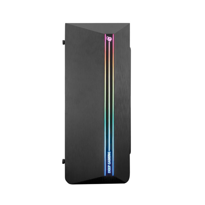 Deep Gaming Caja Ordenador Gaming DGC200 ATX RGB USB 3.0 Sin Fuente, Compatible con Gráficas de 360mm y Refrigeración Líquida
