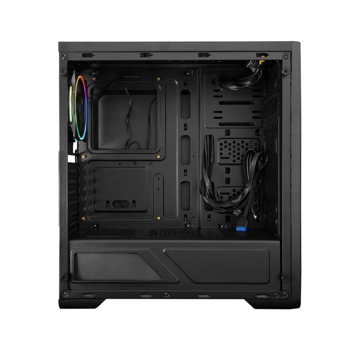 Deep Gaming Caja Ordenador Gaming DGC200 ATX RGB USB 3.0 Sin Fuente, Compatible con Gráficas de 360mm y Refrigeración Líquida