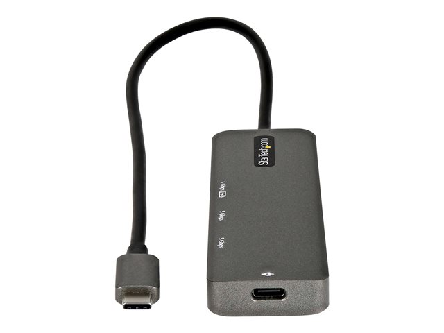 Startech Adaptador Multipuertos USB-C a DisplayPort 1.4, HDMI y 4 Puertos USB 3.0