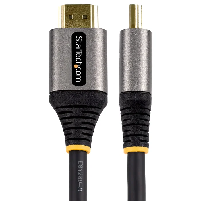 StarTech HDMM21V1M Cable HDMI 2.1 Certificado de Ultra Alta Velocidad - 8K 60Hz 4K 120Hz - 48 Gbps - HDR10+ - eARC - 1 Metro - Negro